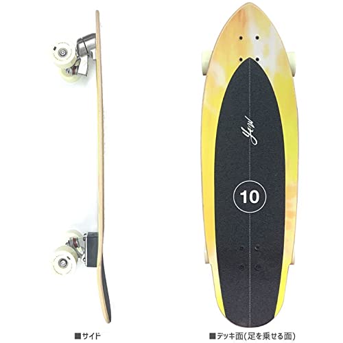 Amazon | YOW サーフスケート ロングボード コンプリート MEDINA TIE