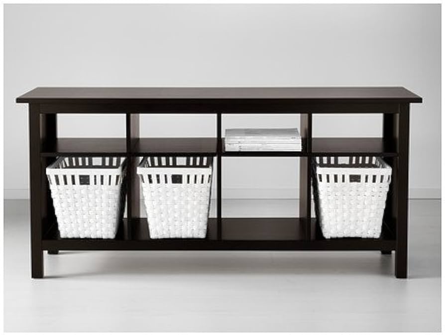 Amazon｜IKEA(イケア) HEMNES コンソールテーブル, ブラックブラウン
