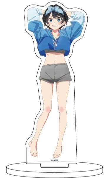 Amazon.co.jp: 彼女、お借りします へそチラ アクリルスタンド 更科