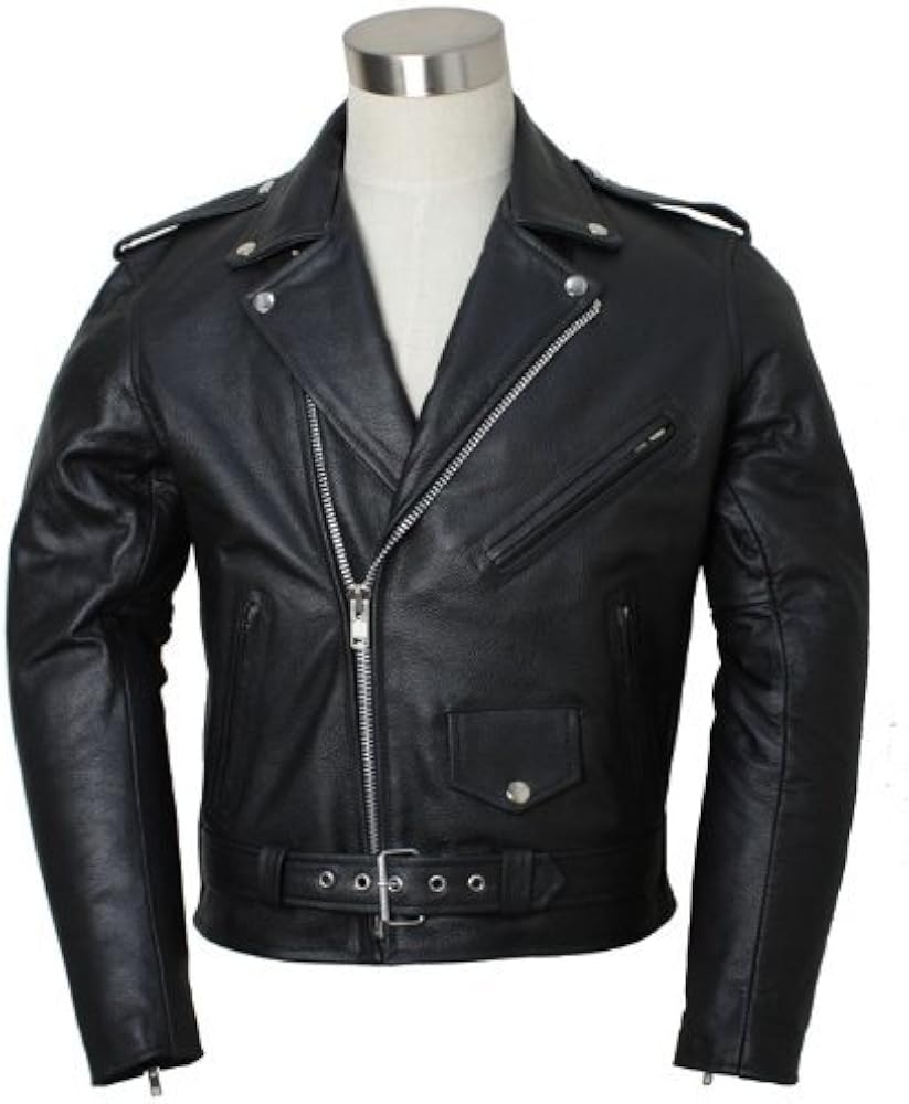 Amazon | 【本革 牛革 バッファローレザー】 AXEL ライダース