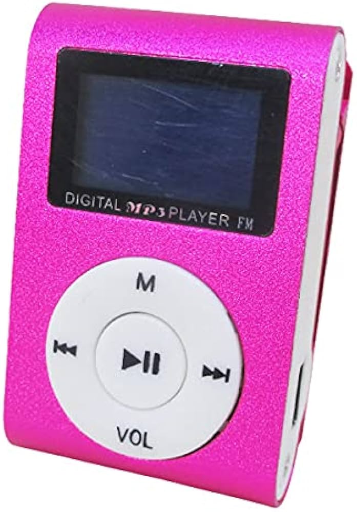 Amazon.co.jp: MP3プレーヤー アルミ LCDスクリーン付き クリップ