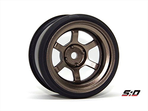 Amazon | V16D 6スポークホイール オフセット10 ブロンズ 2個入