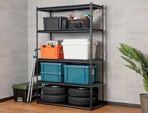 Amazon｜ラック スチールラック メタルラック大型収納 幅120cm 5段