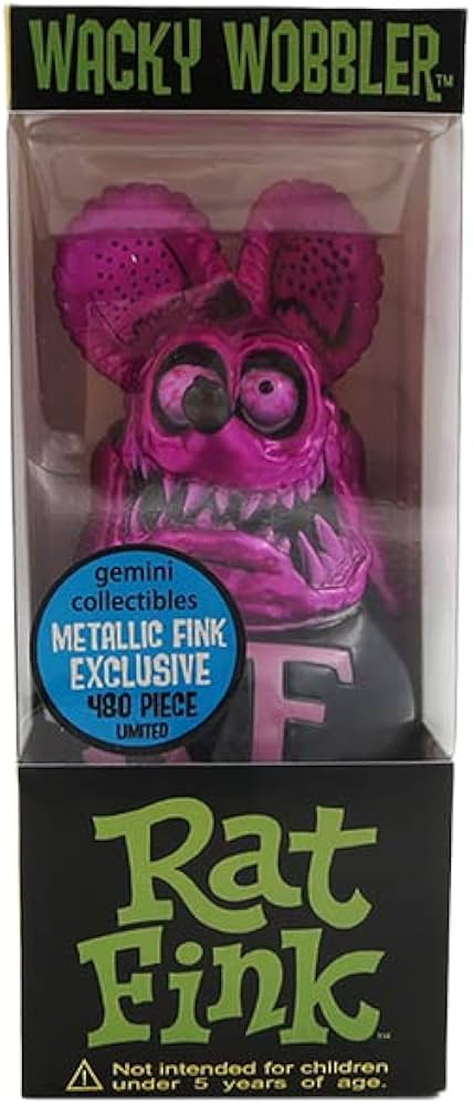 Amazon.co.jp: RAT FINK メタリックラットフィンク レッド ボビング