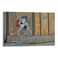 Amazon.co.jp: バンクシー 有名な絵（レミゼラブル）ポスター プリント