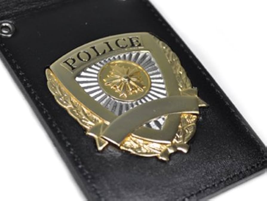 Amazon.co.jp: 警察手帳 レプリカ (黒革 ノーマルタイプ) 日本製