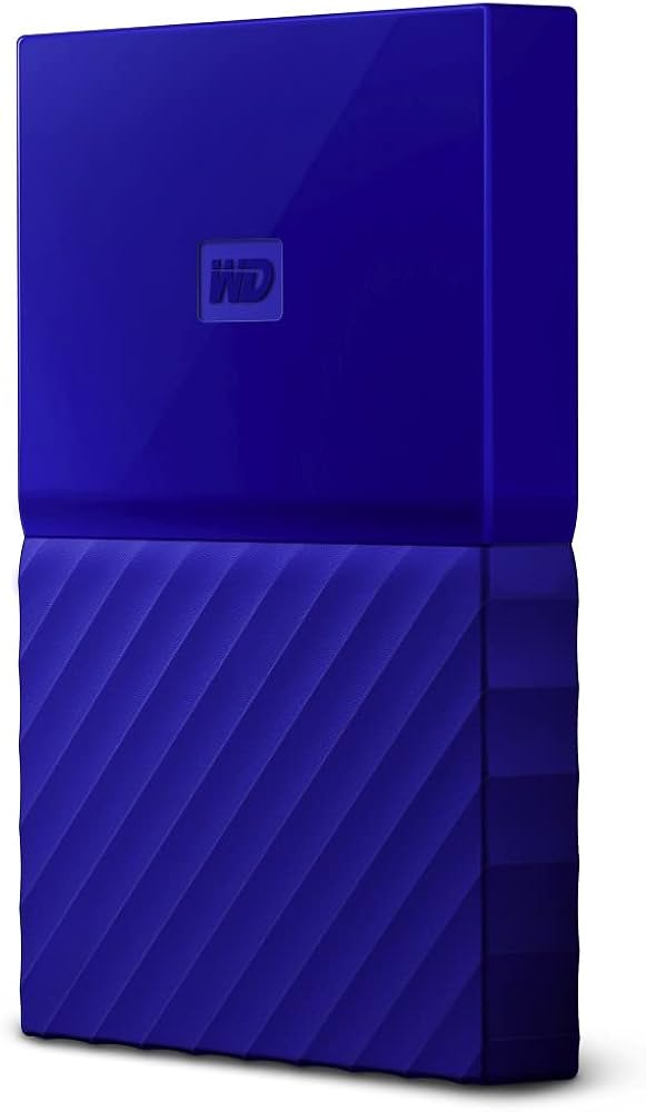 Amazon | WD ポータブルHDD 2TB USB3.0 ブルー 暗号化 パスワード保護