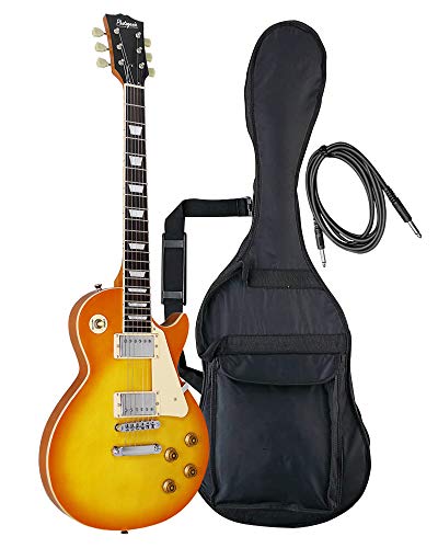 Amazon.co.jp: PhotoGenic エレキギター LPタイプ LP-260/HB ハニー