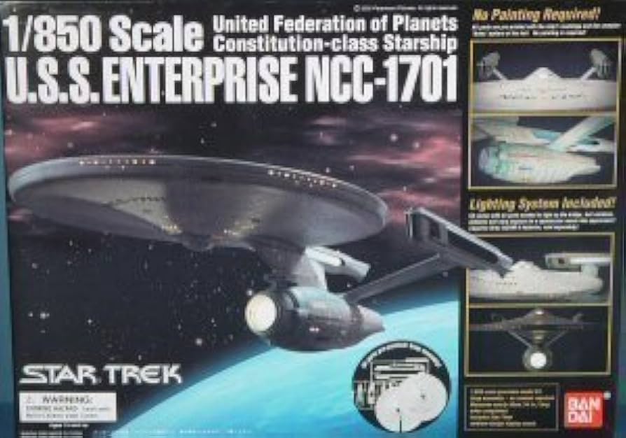 Amazon | スタートレック 1/850 USSエンタープライズNCC-1701
