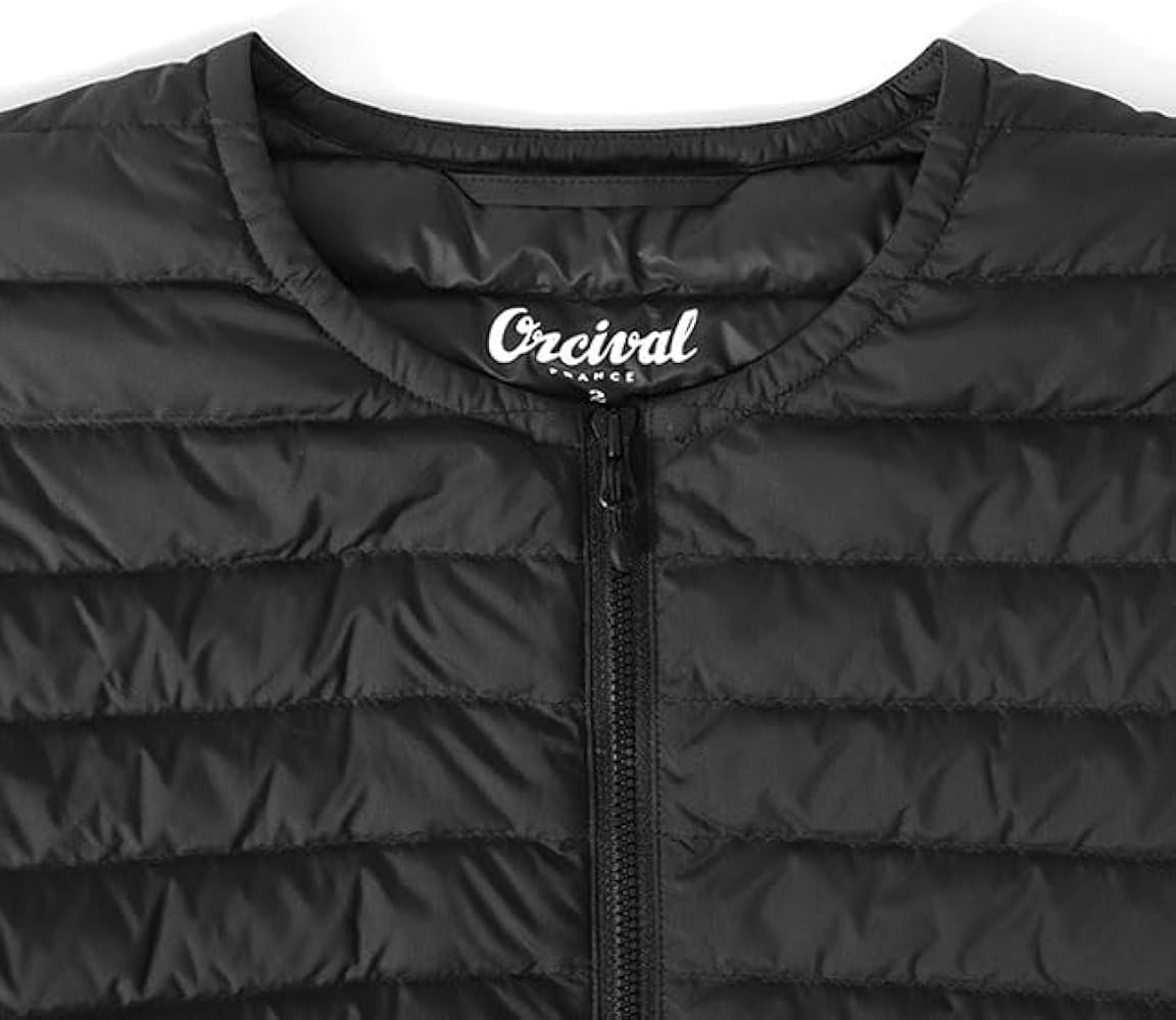 Amazon | ORCIVAL オーシバル クルーネック キルティング ライトダウン