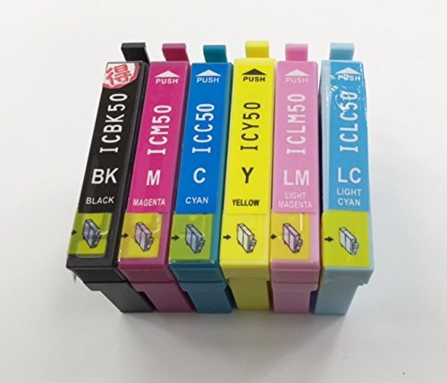 Amazon.co.jp: EP-804A インク エプソン プリンター IC50 6色セット