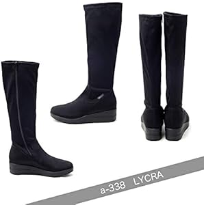 Amazon | [アージレ バイ ルコライン] agile-338BK ストレッチ ロング