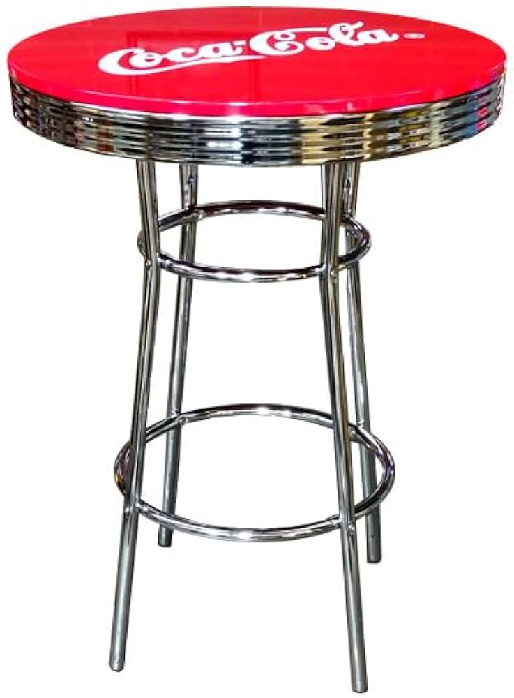 Amazon｜COCA-COLA BRAND コカコーラブランド ハイテーブル 「Coke HI