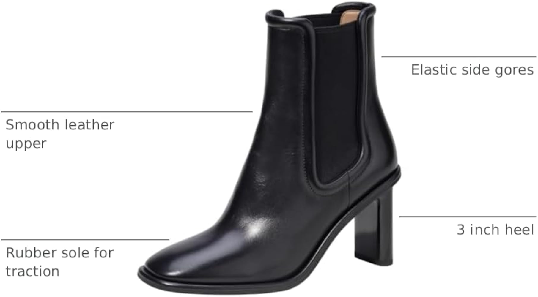 Amazon.com | COACH Geneva Bootie Black 5.5 B (M) | Ankle & Bootie