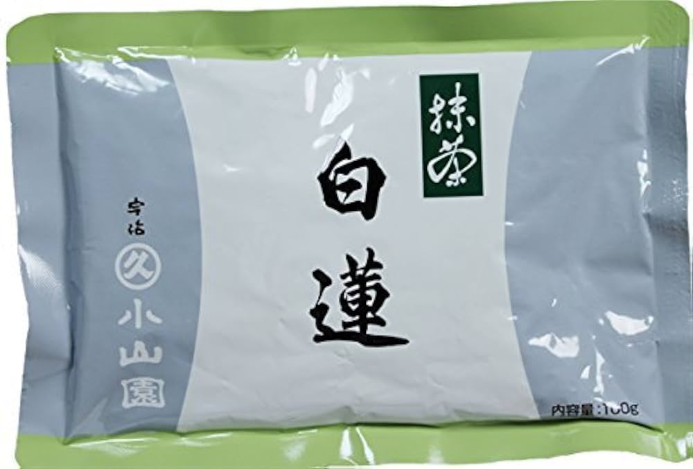 Amazon | 丸久小山園製 宇治抹茶「白蓮」100g袋入 | 秋山園 | 抹茶