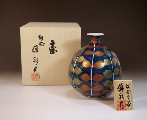 Amazon.co.jp: 有田焼・伊万里焼の高級陶器花瓶・飾り壺｜贈答品