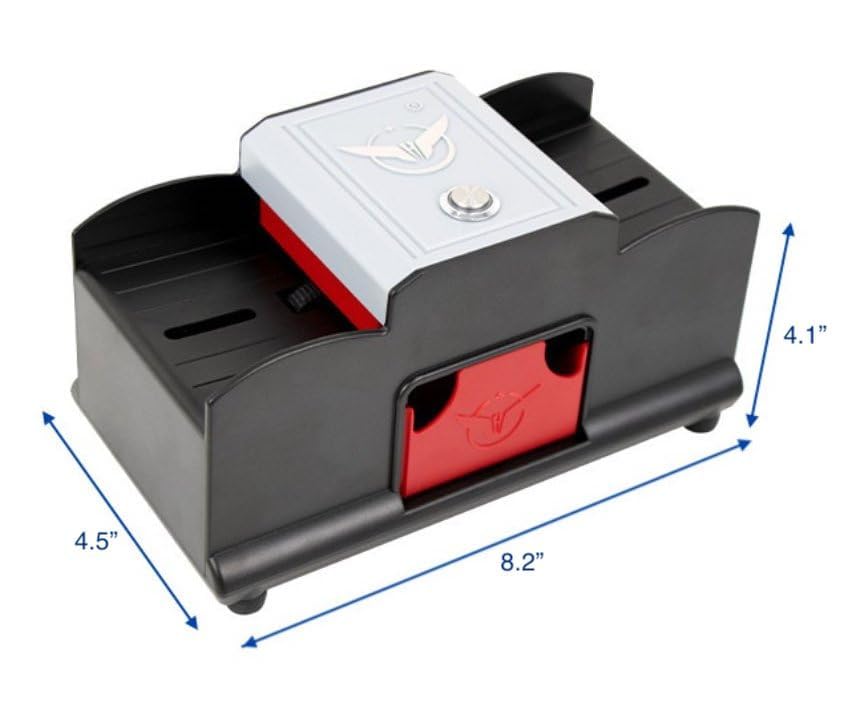 Amazon.co.jp: 自動カードシャッフラー 2デッキ 自動カードシャッフル