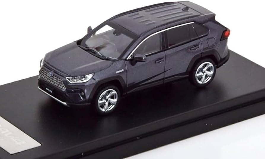 Amazon | LCD Models 1/64 トヨタ RAV4 ハイブリッド ダークグレー