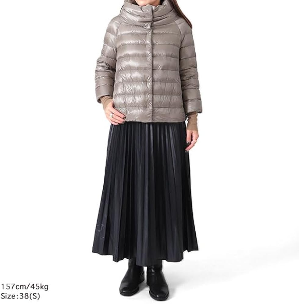 Amazon | [ヘルノ] ICONICO イコニコ スタンドカラー ショート キルト