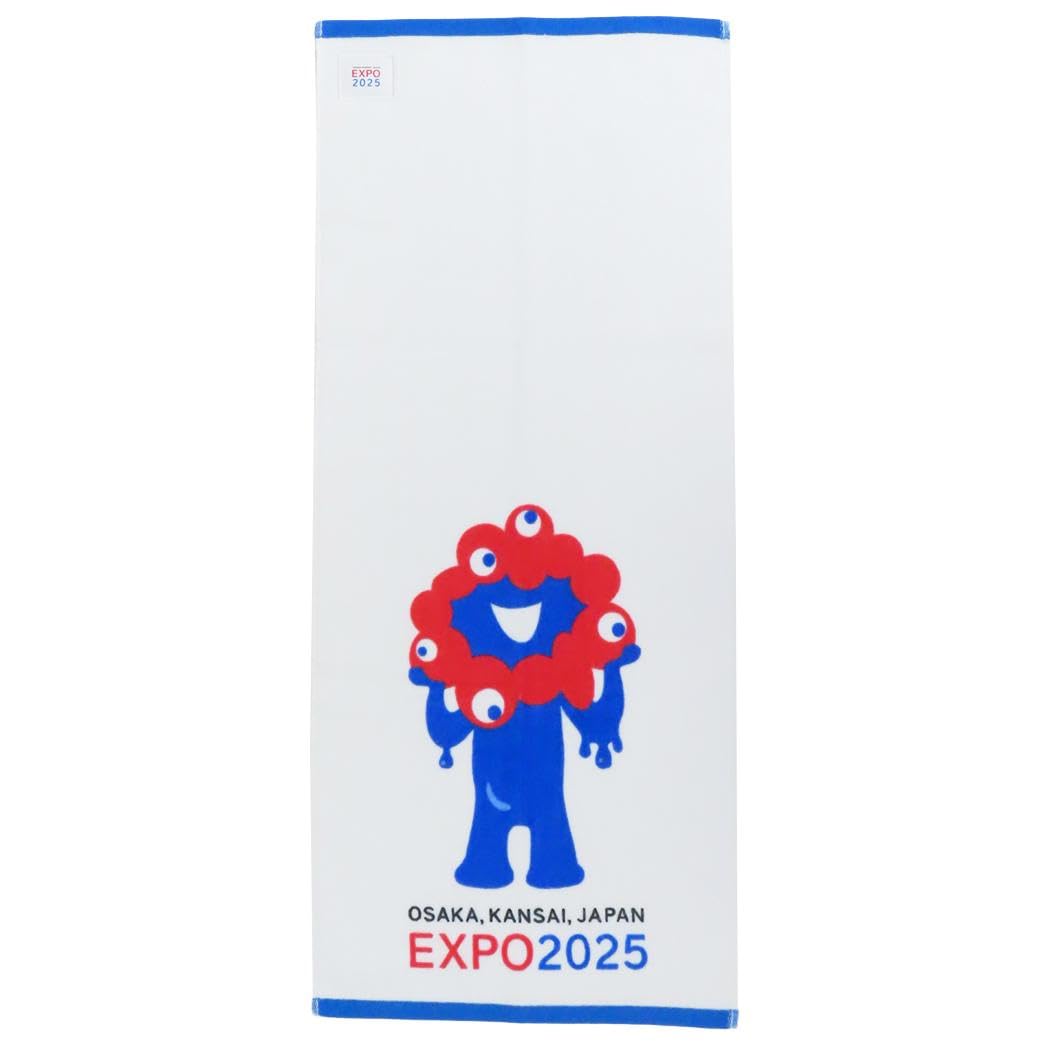 Amazon.co.jp: ミャクミャク[ロングタオル]2025 大阪 関西万博