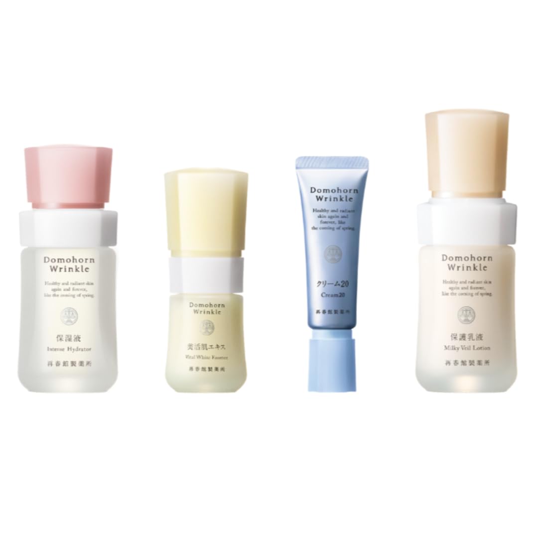 Amazon.co.jp: ドモホルンリンクル 基本4点ハーフセット 保湿液 美活肌