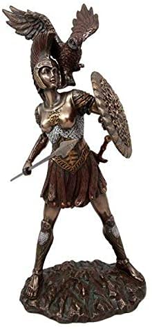 Amazon.com: Ebros Gift Greek Goddess Athena Minerva with Wise Owl