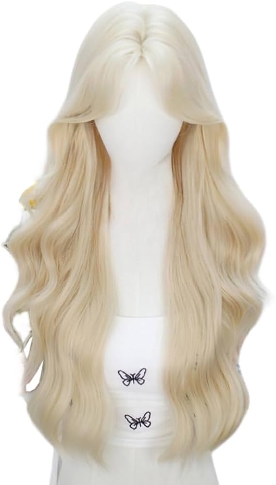 Amazon.co.jp: ウィッグ プラチナブロンド ウェービー かつら 甘辛MIX