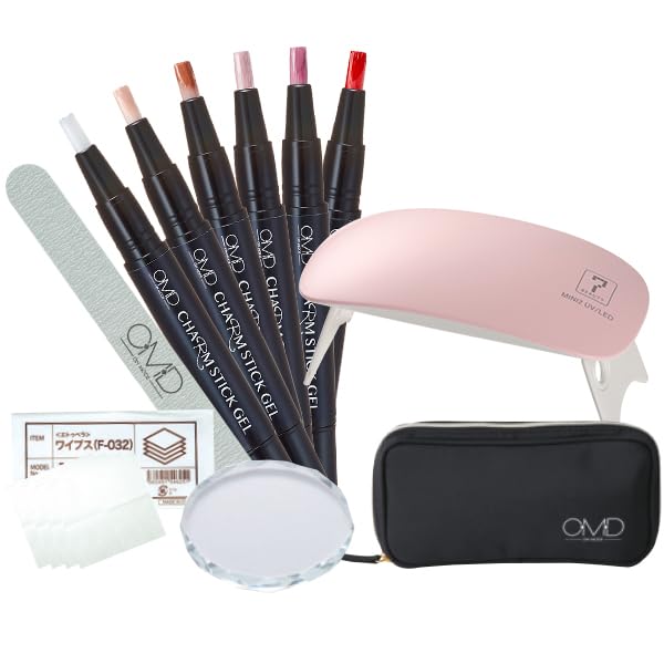 Amazon | 剥がせる ジェルネイル セット OMD [ ピールオフジェル