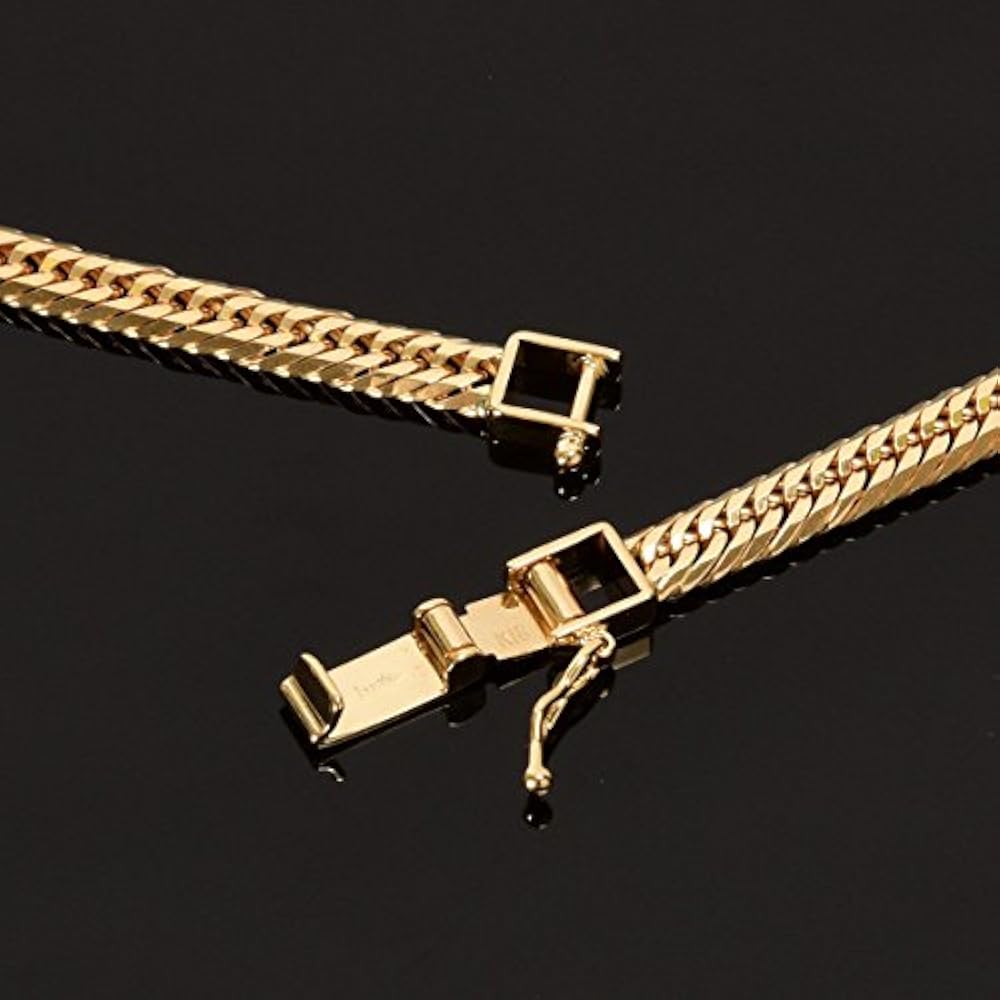 Amazon | 喜平ネックレス 18金 K18 十二面トリプル(25g-50cm)中留（中