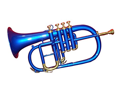 Amazon | Queen Brass Flugelhorn 4バルブ Bb/F ピッチ ケース付き Mp