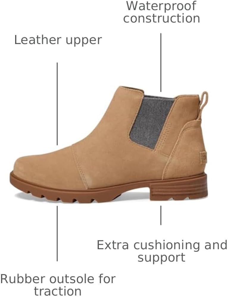 Amazon.com | SOREL Women's Emelie lll Chelsea Waterproof Boot