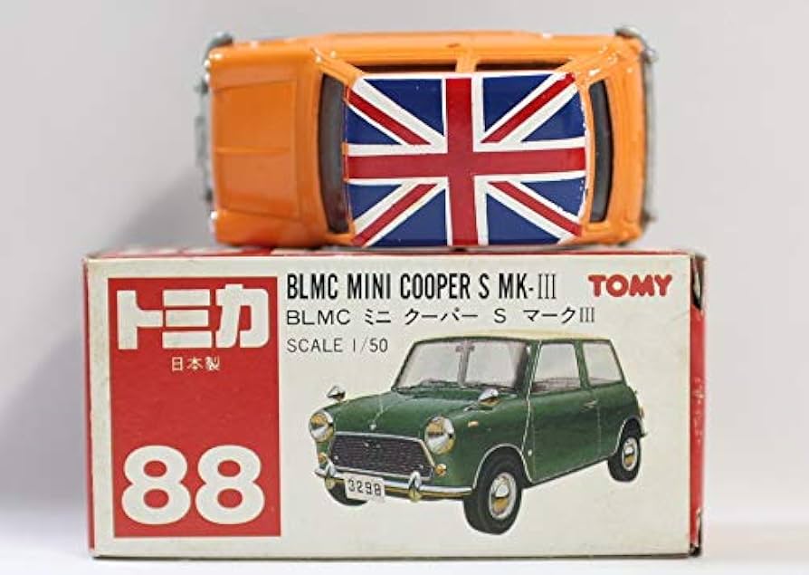 Amazon | トミカ 日本製 88 BLMC ミニ クーパー S マークⅢ 1/50
