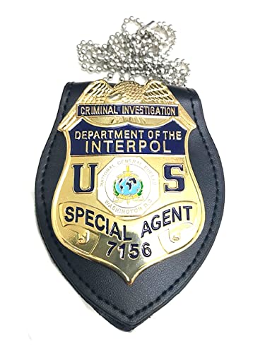 Amazon.co.jp: ポリスバッジ ICPO 国際刑事警察機構 レプリカ インター