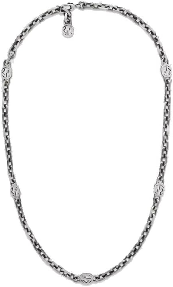 Amazon | [グッチ] インターロッキングG シルバー ネックレス ‎616941