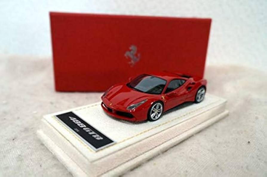 Amazon | MRコレクション フェラーリ 488 GTB 1/43 ミニカー 赤