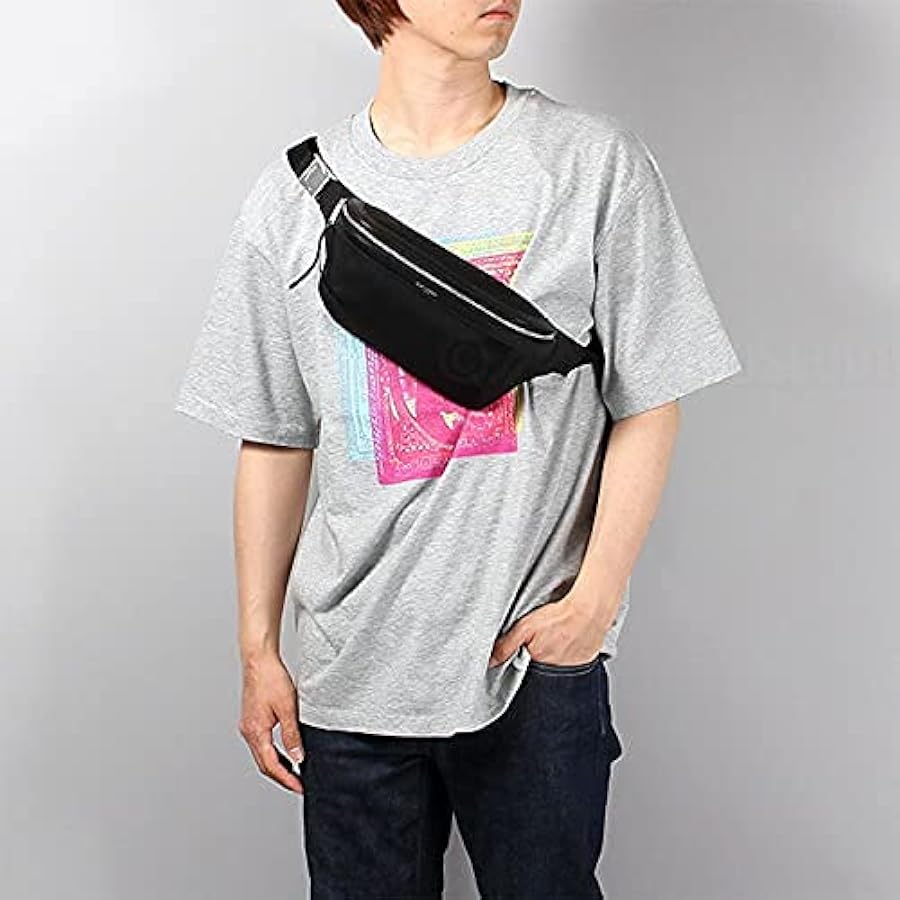 Amazon | [サンローランパリ] メンズ ボディバッグ キャンバス ベルト