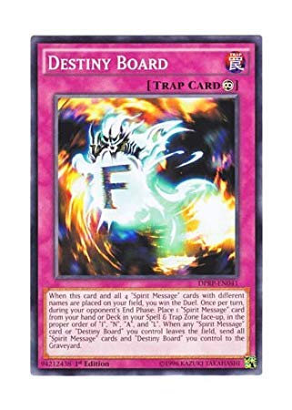 Amazon.co.jp: 遊戯王 英語版 DPRP-EN041 Destiny Board ウィジャ盤