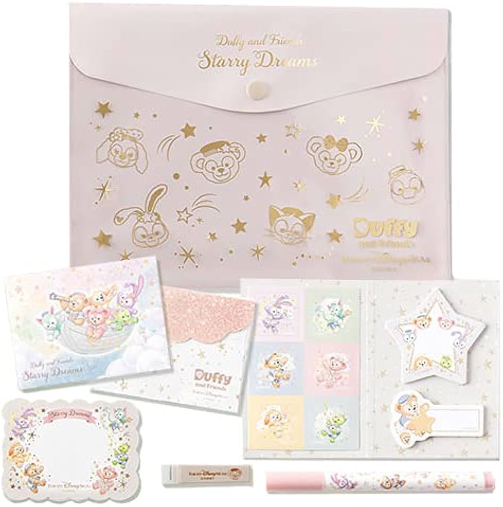 Amazon.co.jp: ダッフィー＆フレンズ ステーショナリーセット