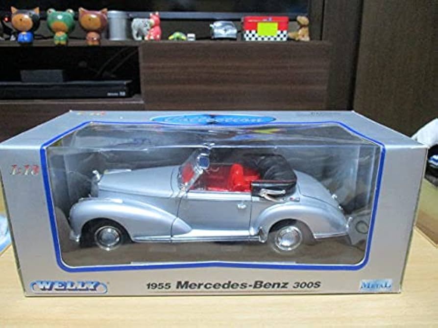 Amazon.co.jp: WELLY製 1/18 メルセデス ベンツ300S 1955y シルバー