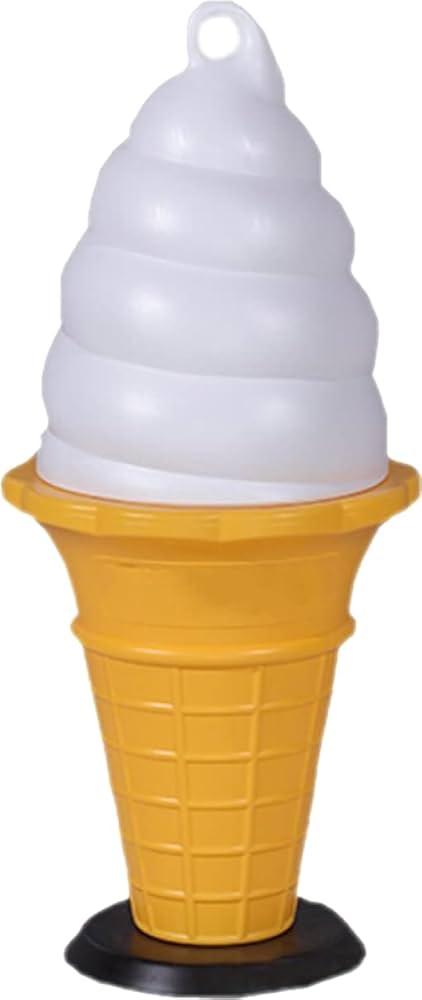 Amazon.co.jp: 【高さ95㎝】ソフトクリーム ライト ランプ 照明 業務