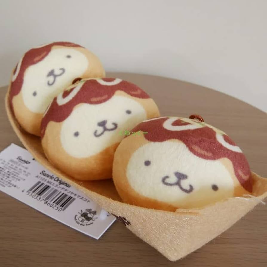 Amazon.co.jp: ポムポムプリン えらんでたこ焼き風マスコット あつめて