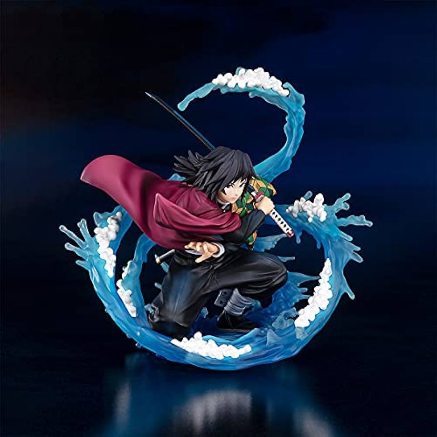 Amazon.co.jp: 鬼滅の刃水の呼吸ZERO富岡義勇17センチアニメ彫刻pvc