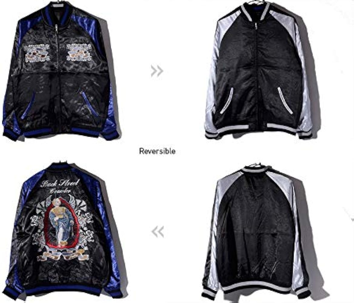 Amazon | BACK STREET CRAWLER スカジャン メンズ レディース バック