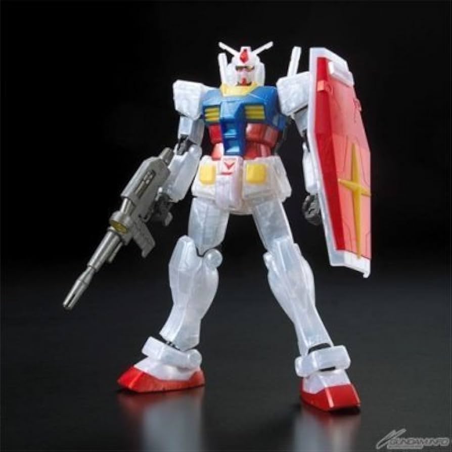 Amazon.com: RX-78-2 GUNDAM Color Clear MEGA SIZE MODEL -THE ART OF