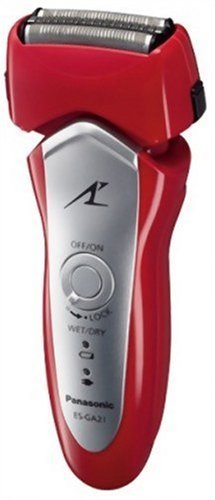 Amazon | パナソニック ラムダッシュ3枚刃 赤 ES-GA21-R