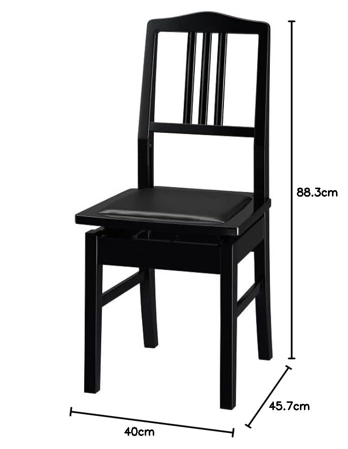 Amazon.co.jp: YAMAHA ヤマハ No.5 背もたれ付 高低自在 ピアノ椅子