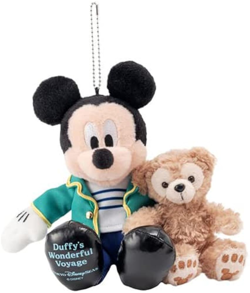 Amazon.co.jp: ミッキー＆ダッフィー ぬいぐるみバッジ ダッフィーの