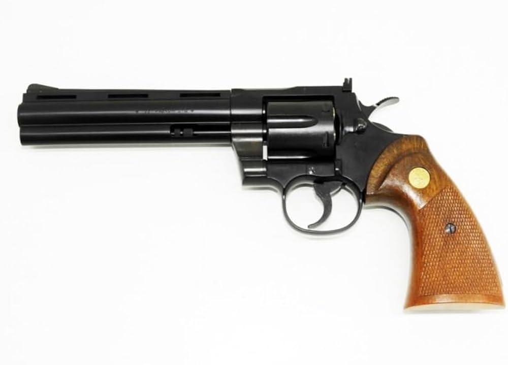 Amazon.co.jp: タナカ コルトパイソン 357マグナム 6インチ HW COLT