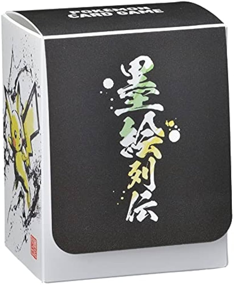 Amazon.co.jp: ポケモンカードゲーム デッキケース 墨絵列伝