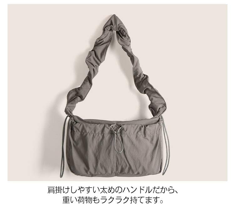 Amazon.co.jp: フリルギャザーボディバッグ レディース ショルダー